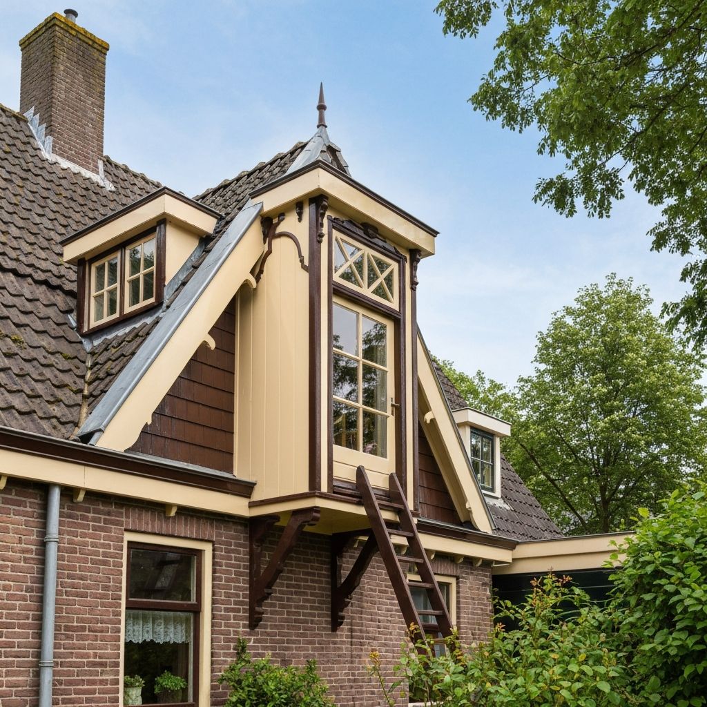 Prachtige houten dakkapel geplaatst door Smans Onderhoud